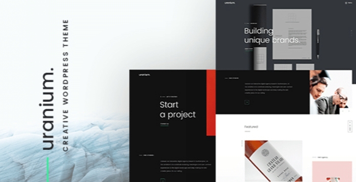 Uranium – Creative Portfolio WordPress Theme 1.0.3