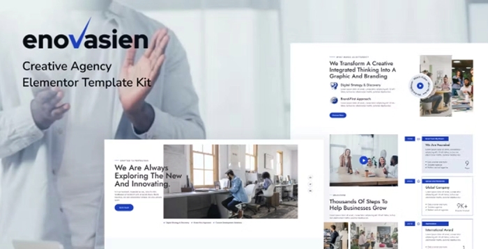 Enovasien – Creative Agency Elementor Template Kit 1.0.0