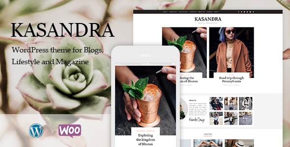 Kasandra – A Responsive WordPress Blog and Shop Theme 1.0.0