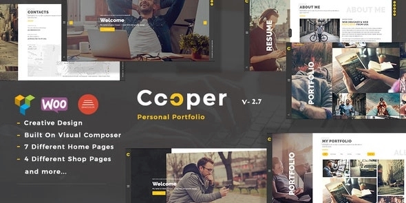 Cooper – Creative Responsive Personal Portfolio 4.5