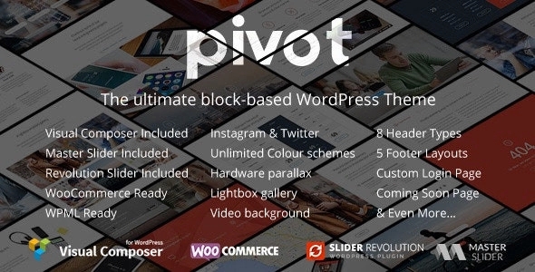 Pivot – Responsive Multipurpose WordPress Theme 1.4.26