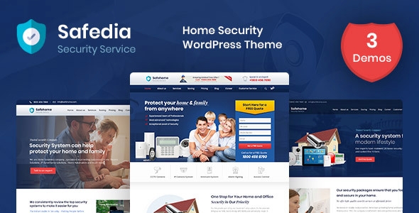 Safedia – Home Security WordPress Theme 1.5