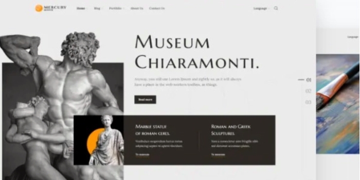 Mercury – museum events and exhibitions theme 1.3.1