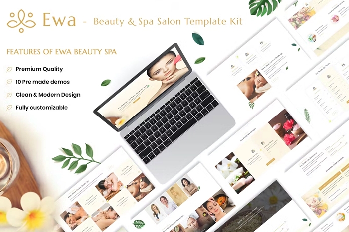 Ewa – Beauty & Spa Salon Elementor Template Kit 1.0.0