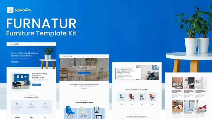 Furnatur – Furniture eCommerce Elementor Template Kit 1.0.0