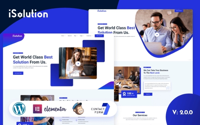 iSolution – IT Solution & IT Services Technology WP Theme 2.0.0