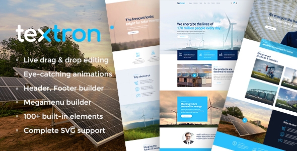 Textron – Industrial WordPress Theme + WooCommerce Shop 1.6