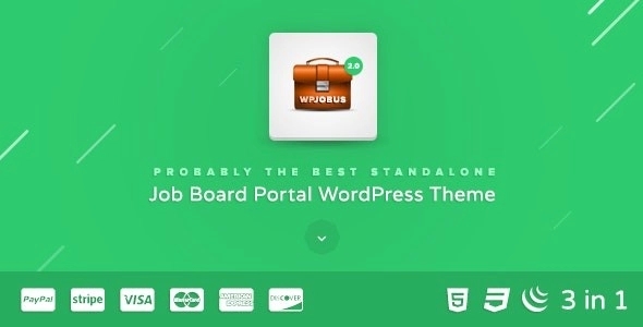 WPJobus – Job Board and Resumes WordPress Theme 2.0.16