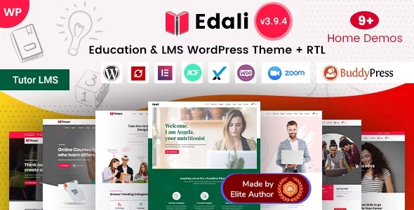 Edali – Education LMS & Online Courses WP Theme 3.9.4