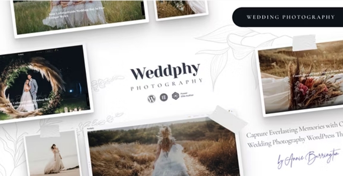 Weddphy – Wedding Photography WordPress Theme 1.0.0
