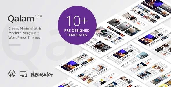Qalam - NewsPaper and Magazine WordPress Theme 1.7.0