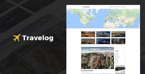 Travelog – WordPress Theme For Travelers 2.4