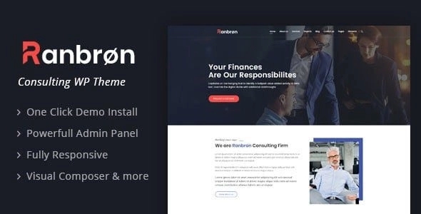 Ranbron – Business and Consulting WordPress Theme 2.9