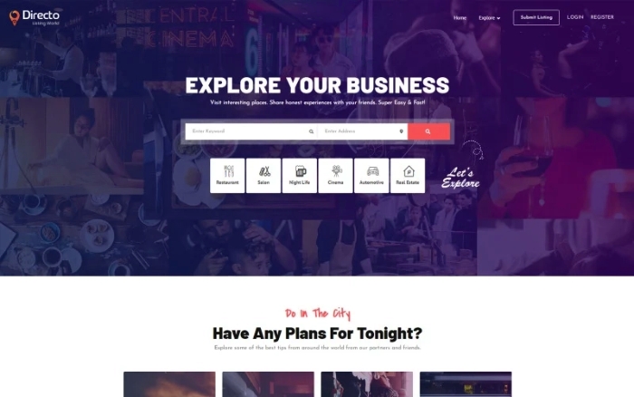Directo – Directory Listing WordPress Theme 1.0.0