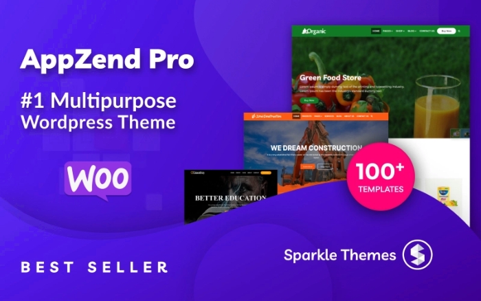 Appzend Pro – Multipurpose WordPress Themes 1.0.5