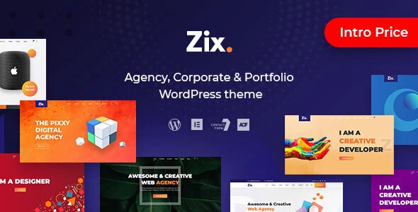 Zix – Digital Agency & MultiPurpose WordPress Theme 1.1.5