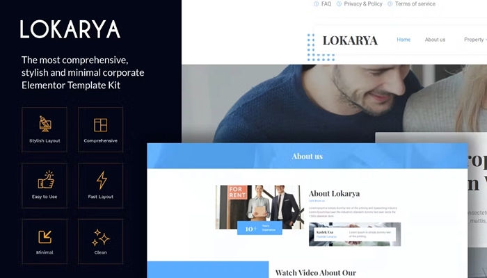 Lokarya – Real Estate Elementor Template Kit 1.0.0