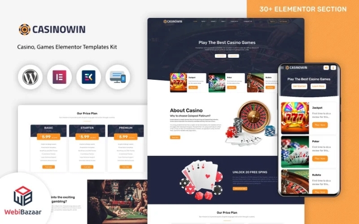 Casinowin – Casino & Gambling WordPress Theme 1.0