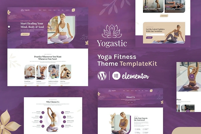 Yogastic – Yoga & Fitness Elementor Template Kit 1.0.0