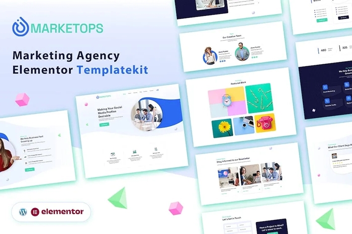 MARKETOPS – Marketing Elementor Template Kit 1.0.0
