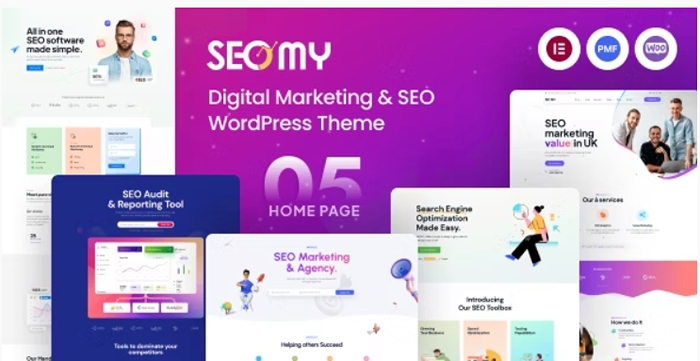 Seomy – Digital Marketing & SEO Agency WordPress Theme + RTL 1.0.6