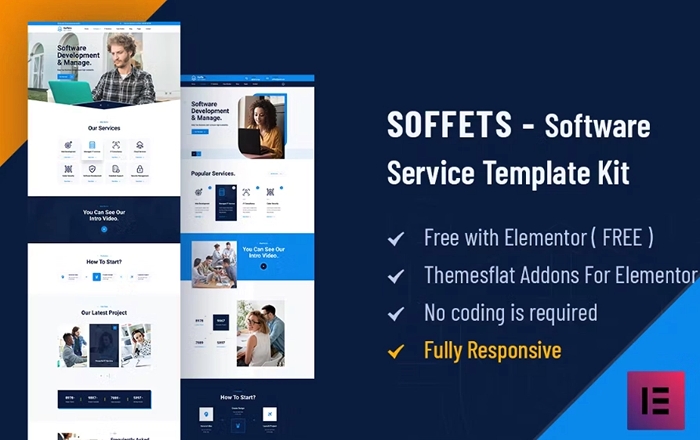 Soffets – Software & IT Service Elementor Template Kit 1.0.0