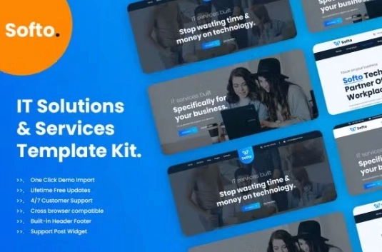 Softo IT Solutions & Business Elementor Template Kit 1.0.0