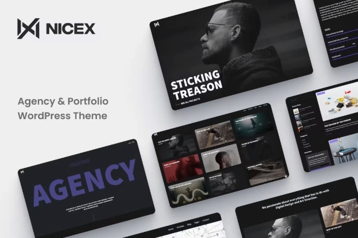 Nicex – Creative Portfolio Theme 1.1.0