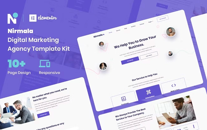 Nirmala – Digital Marketing Agency Elementor Template Kit 1.0.0