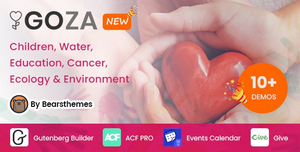 Goza – Nonprofit Charity WordPress Theme 1.3
