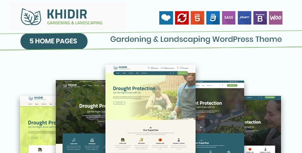 Khidir – Gardening & Landscaping WordPress Theme 1.0.0