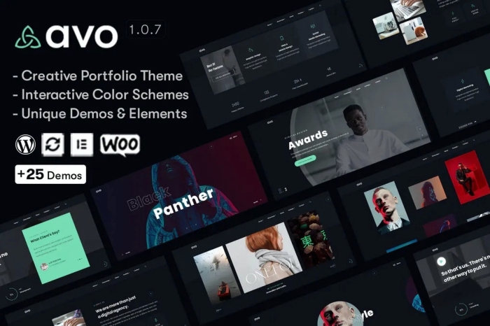 Avo – Creative Portfolio & Agency WordPress Theme 1.2.3