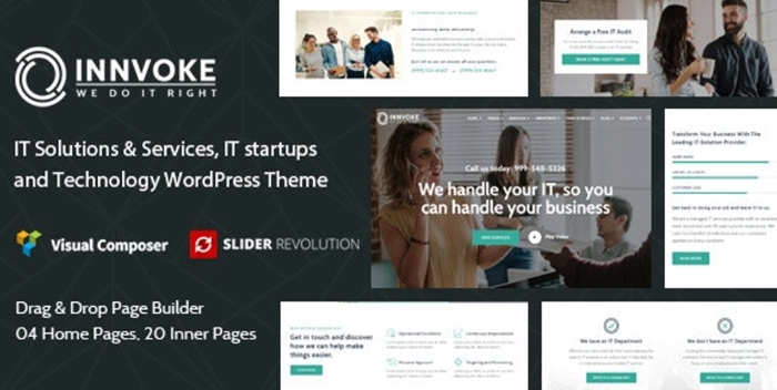 Innvoke – IT Solutions & Services WordPress Theme 1.0