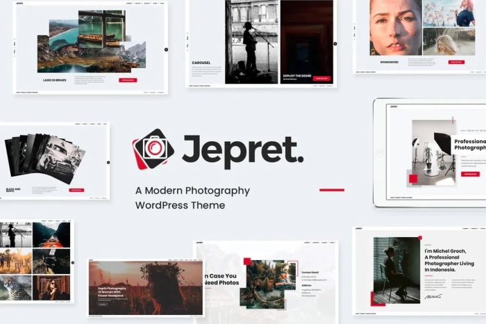 Jepret – Modern Photography WordPress Theme 1.3