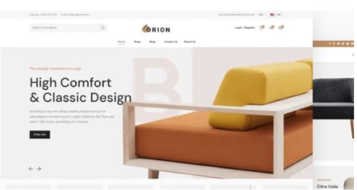 Orion – eCommerce theme for furniture handmade and decor 1.3.1