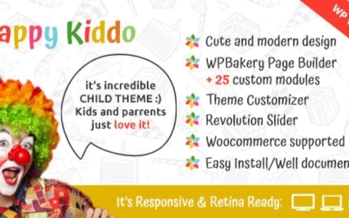 Happy Kiddo – Multipurpose Kids WordPress Theme 1.0.0