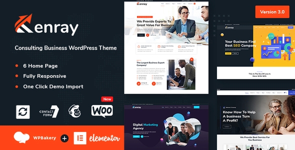 Kenray – Consulting Business WordPress Theme 2.0