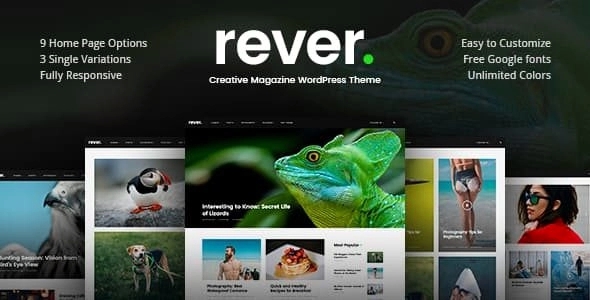 Rever WordPress Theme 1.0.3
