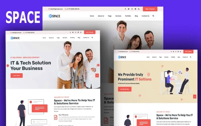 Space- Technology & IT Solutions WordPress Theme 1.0.1