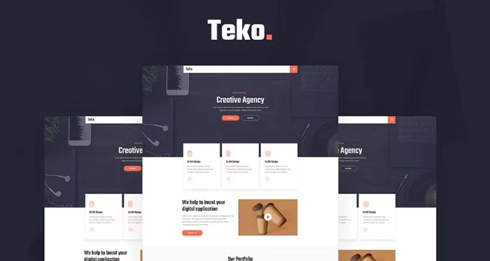 Teko – Creative Agency Template Kit 1.0.0