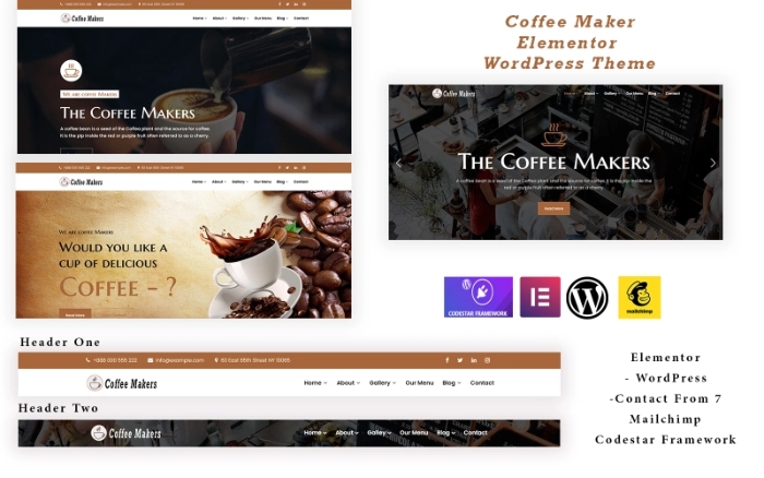 Coffee Makers – The Elementor Coffee WP Theme 1.0.0
