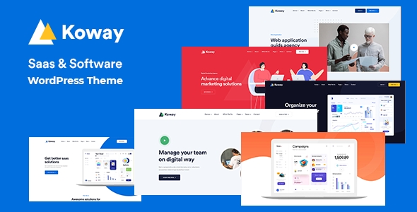 Koway – Saas Landing WordPress Theme for Saas Startup + RTL 1.0.2