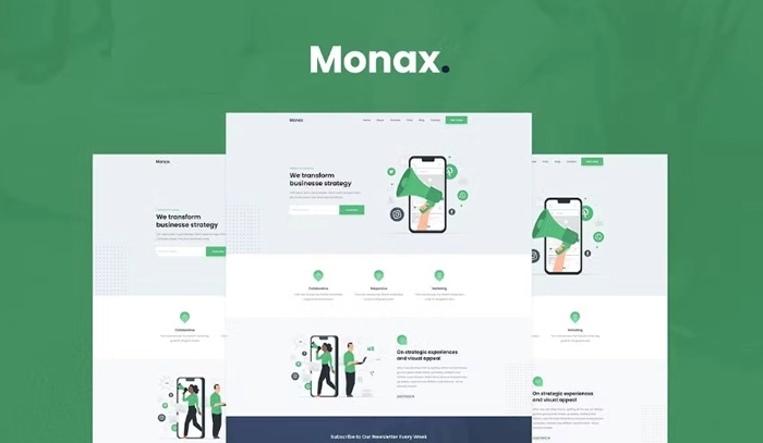 Monax – Saas & Startup Elementor Template Kit 1.0.0