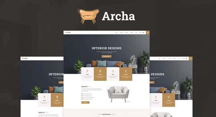 Archa – Interior Design & Architecture Elementor Template Kit 1.0.0