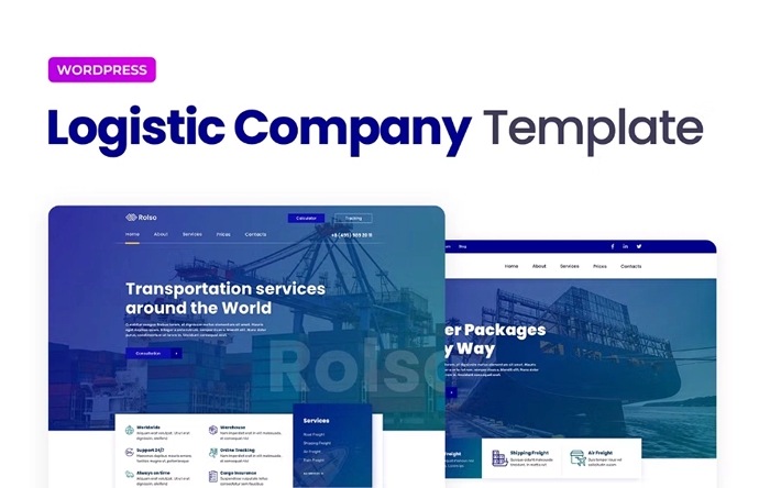 Rolso – Logistic Company Elementor Template Kit 1.0.0