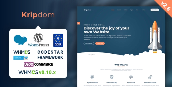Kripdom – Responsive Web Hosting and WHMCS Themes 1.7