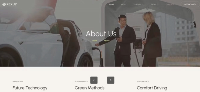 Rexus – Electric Vehicles Elementor Template Kit 1.0.0