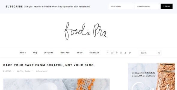 StudioPress – Foodie Pro Theme 4.2.0