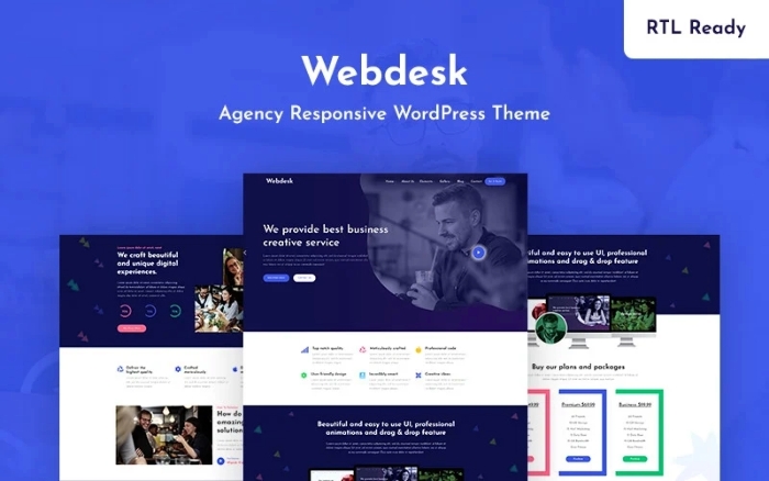 Webdesk – Agency Responsive WordPress Theme 1.0.0