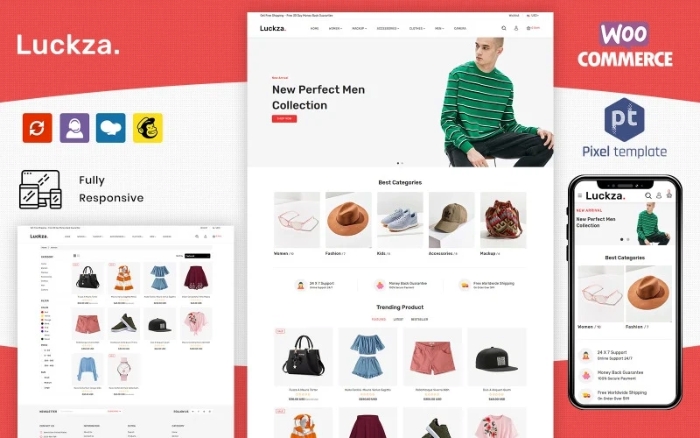 Luckza – Multipurpose WooCommarce Fashion WP Theme 1.0